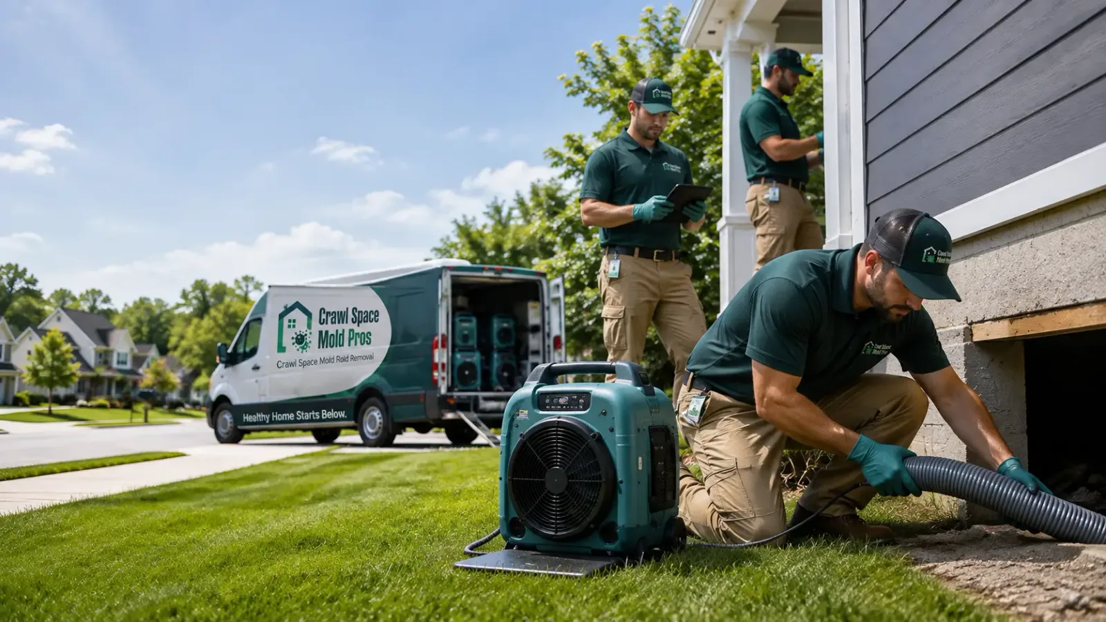 Crawl Space Mold Removal in Hawthorn, PA